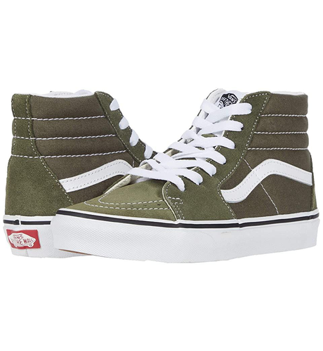 Vans Kids SK8-Hi Zip Grape Leaf/True White