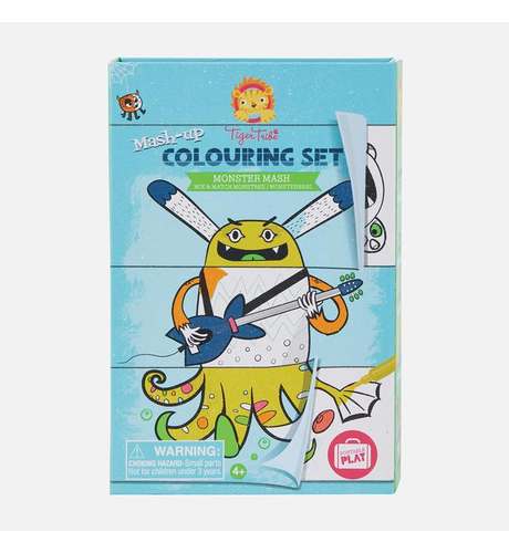 Tiger Tribe Mash Up Colouring Set - Monster Mash