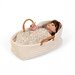Astrup Knitted Doll Basket & Bedding Set 50cm