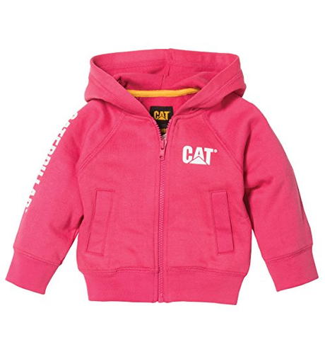 CAT Trademark Banner Zip Sweatshirt - Gum Drop