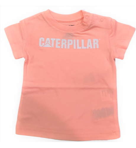 CAT Caterpillar Infant Tee - Peach Bud