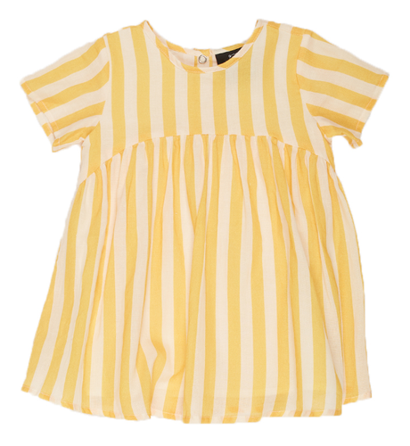 Animal Crackers Santa Rosa Dress - Yellow