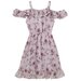 Designer Kidz Taylor Frill Dress - Dusty Pink