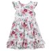 Designer Kidz Audrey Floral S/Sleeve Swing Dress - Tea Rose