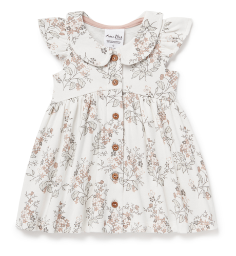 Aster & Oak Summer Floral Button Dress