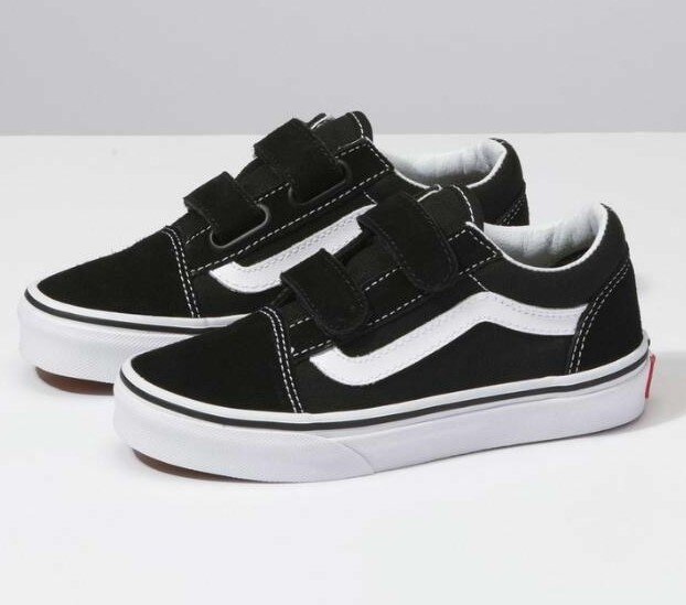 vans old skool velcro black