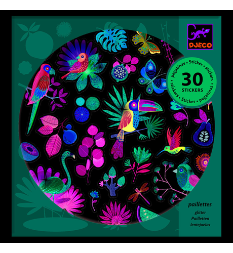 Djeco Texture Stickers - Paradise