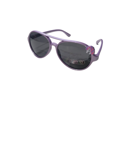 Unity Kids Metallic Purple Unicorn Sunglasses