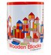 Wooden Building Blocks - 100 Pieces