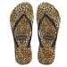 Havaianas Kids Animal Leopard - Black/Gold