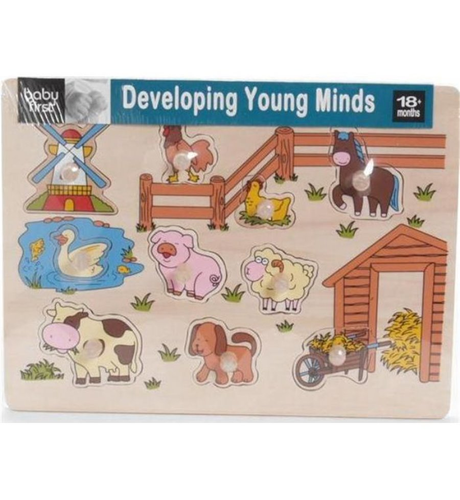 Baby First Farm Peg Puzzle
