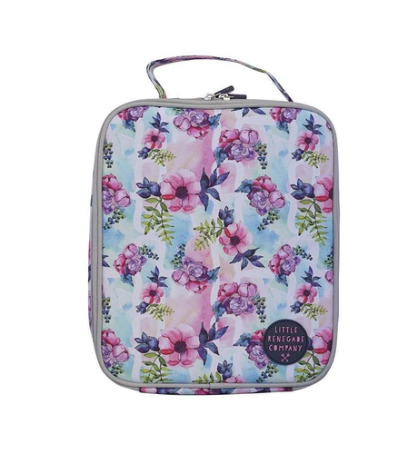 Little Renegade Pastel Posies Insulated Lunch Bag
