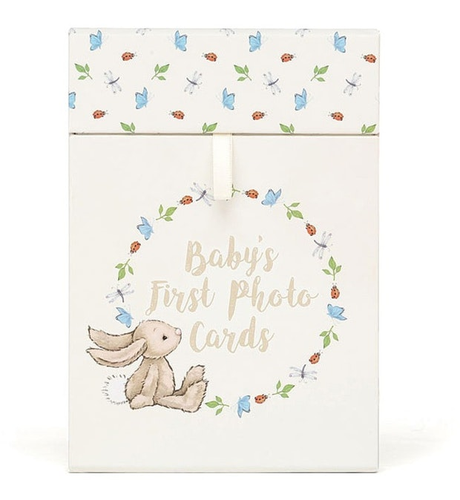 Jellycat Bashful Bunny Baby's First Photo Cards