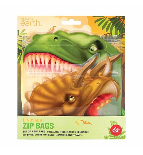 Reusable Zip Bag - Dinosaurs