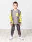 Radicool Kids Neon Bolt Reversible Jacket