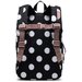 Herschel Heritage Kids Backpack (9L) - Polka Dot Black and White/Ash Rose