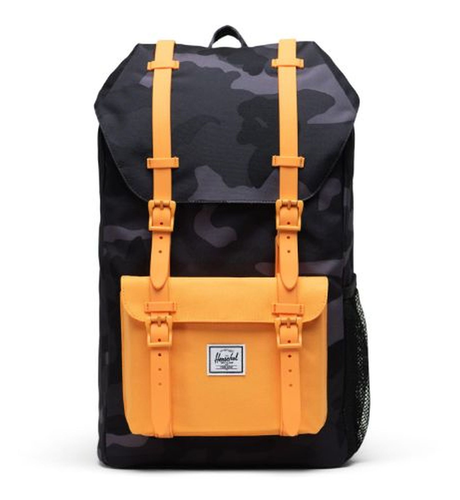 Herschel Little America Youth Backpack (18L) - Night Camo/Blazing Orange