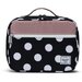 Herschel Pop Quiz Lunch Box - Polka Dot Black and White/Ash Rose