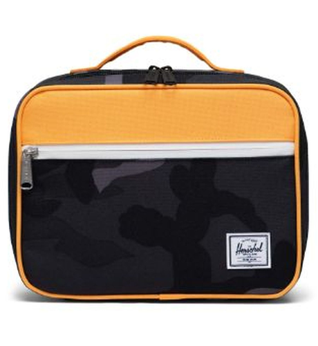 Herschel Pop Quiz Lunch Box - Night Camo/Blazing Orange