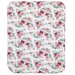 Designer Kidz Audrey Floral Swaddle & Headband Set - Tea Rose