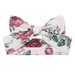 Designer Kidz Audrey Floral Swaddle & Headband Set - Tea Rose