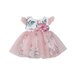 Designer Kidz Audrey Floral Doll Dress - Tea Rose