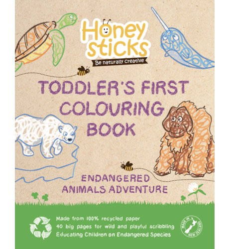 Colouring Book - Endangered Animals Adventure