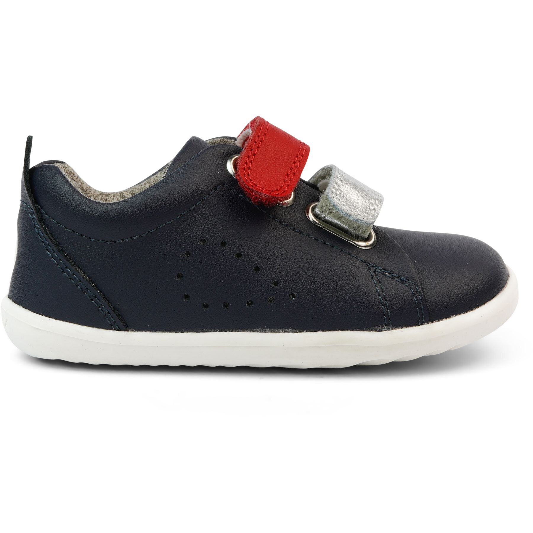 Bobux Step Up Grass Court Switch Navy FOOTWEAR Shoes Kids Clothing NZ Shop Online Kid Republic W21 BOBUX WINTER
