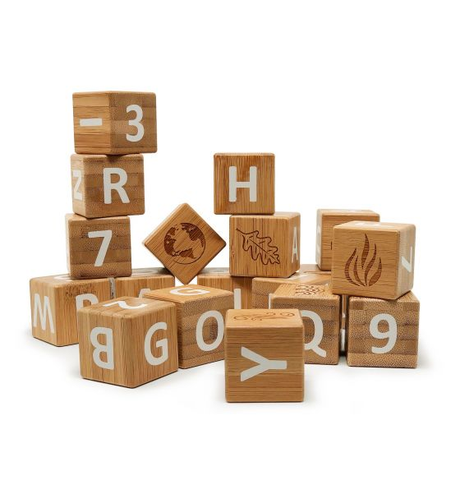 Kinderfeets Bamboo ABC Blocks