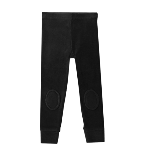 Rock Your Kid Black Corduroy Knee Patch Tights