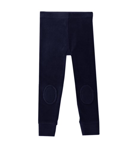 Rock Your Kid Navy Blue Corduroy Knee Patch Tights