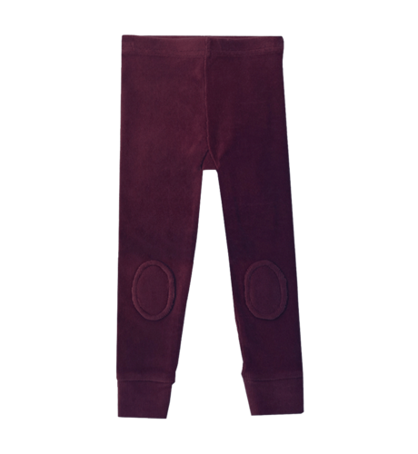 Rock Your Kid Plum Corduroy Knee Patch Tights