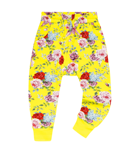 Rock Your Kid Yellow Floral Track Pants