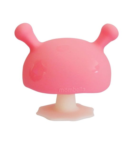 Mombella Mushroom Soothing Teether - Pink