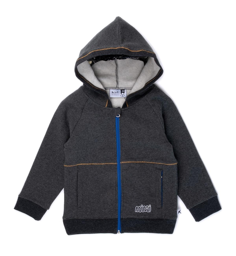 Minti Ultimate Furry Zip Up - Charcoal