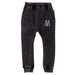 Minti Blasted Pouch Trackies - Black Wash