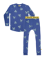 Band of Boys Cheetah Face Repeat Winter PJs - Blue