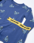 Band of Boys Cheetah Face Repeat Winter PJs - Blue