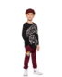 Band of Boys Eye of the Tiger Harem Trackies - Maroon