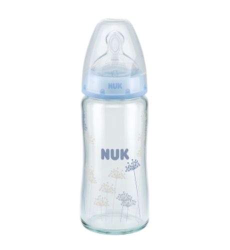 NUK First Choice Plus Glass Bottle - 240ml