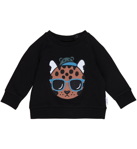 Huxbaby Cool Ocelot Sweatshirt - Black