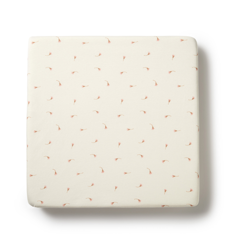 Wilson & Frenchy Organic Fitted Cot Sheet - Little Blossom