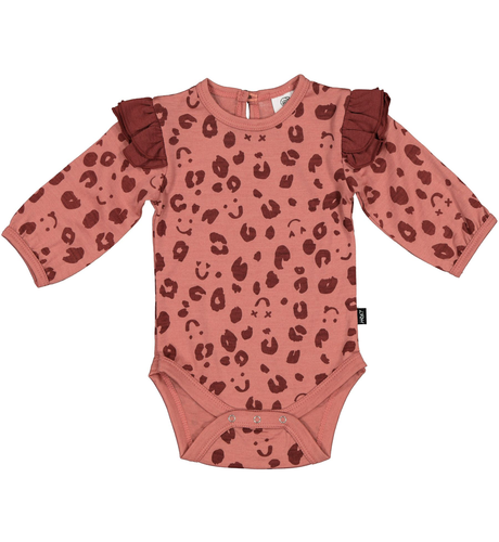 LFOH Luna Bodysuit - Rosebud Cheetah