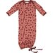 LFOH The Newcomer Baby Gown - Rosebud Cheetah