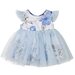 Designer Kidz Doll Dress - Dusty Blue