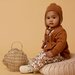 Kapow Chocolate Knit Baby Cardigan