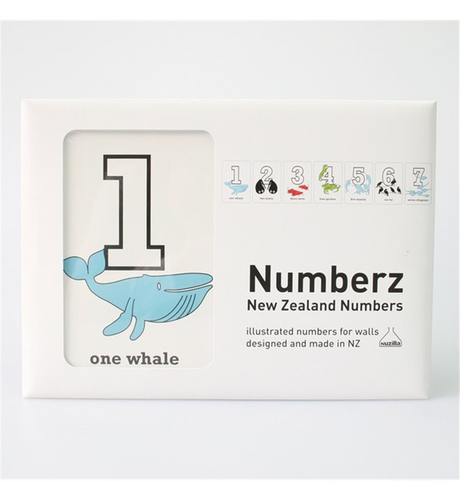 Nuzilla NZ Flash Card Numbers