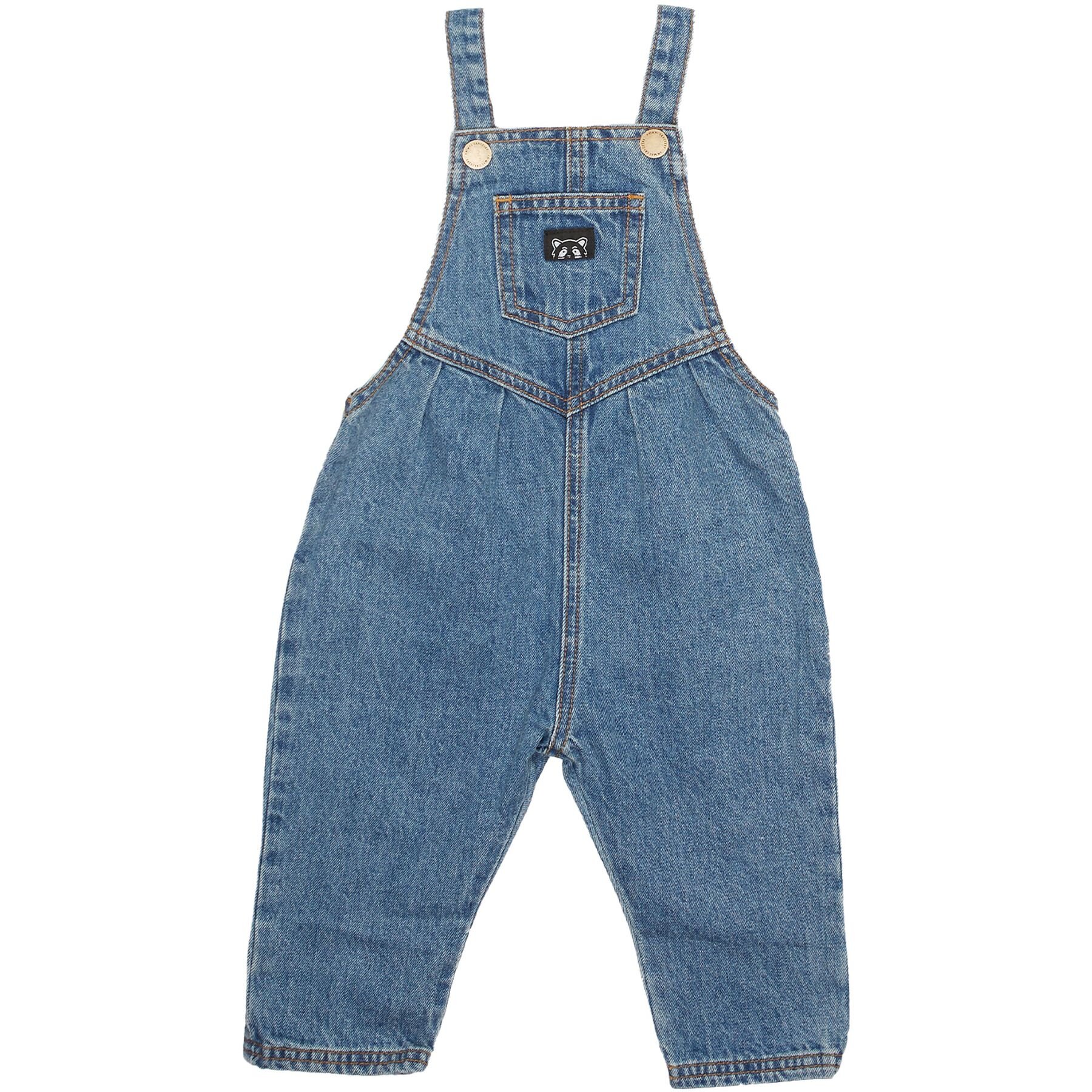 Animal Crackers Earth Overalls Blue Denim SALESale Baby Clothing