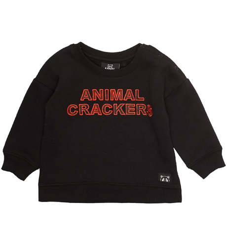Animal Crackers Seasonal Crew - Black