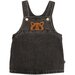 Animal Crackers Province Pinafore - Black Denim